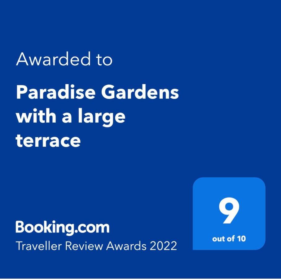 Paradise Gardens With A Large Terrace Пафос Екстериор снимка